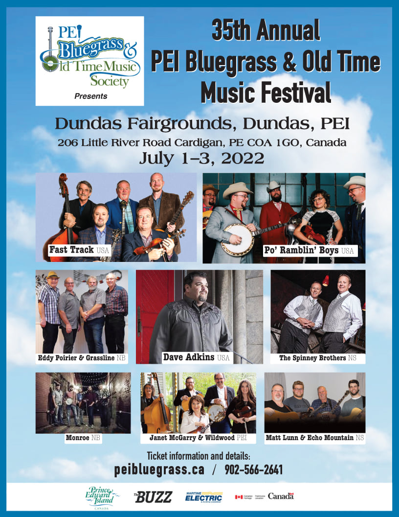 35th Annual PEI Bluegrass & Old Time Music Festival – Town of Souris