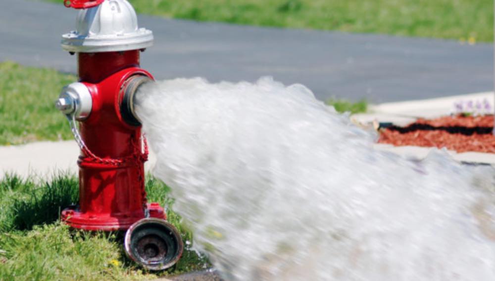 SPRING FIRE HYDRANT FLUSHING